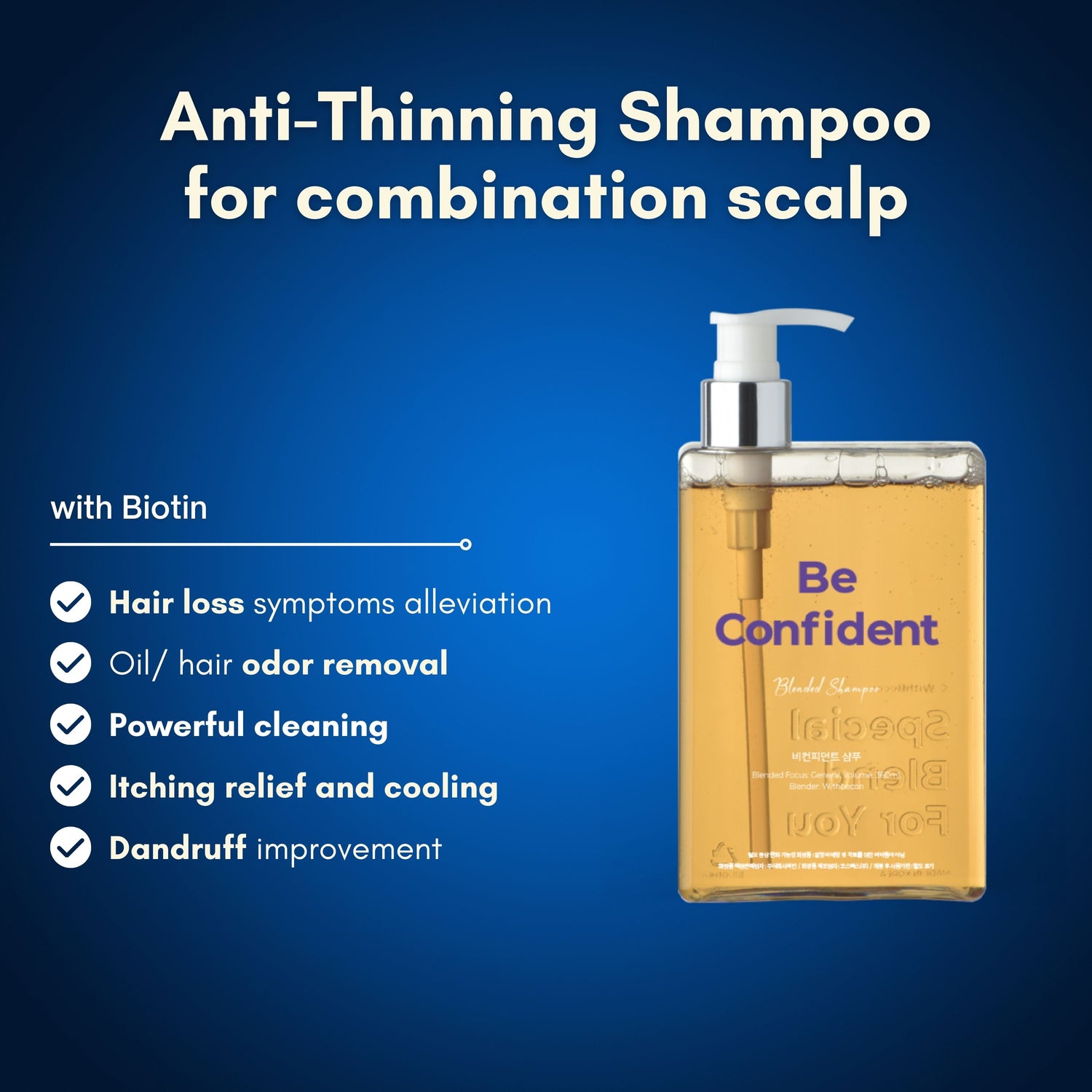 BeConfident Shampoo 12.17 fl oz