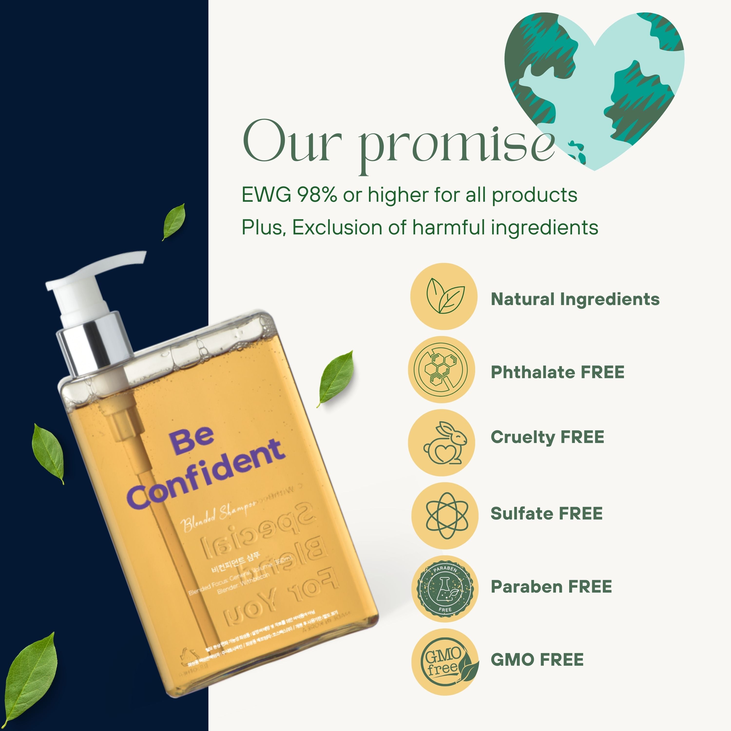 BeConfident Shampoo 12.17 fl oz