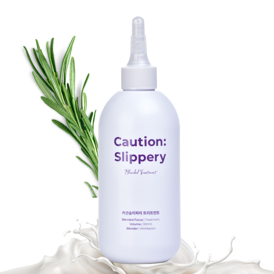 WithBecon Caution Slippery Hair Treatment Conditioner, leave in conditioner,frizzy hair, hair loss treatments, hair growth products, deep conditioner, conditioner, liquid type conditioner,hair styler, frizzy hair, hair care product, best shampoo and conditioner, hair vitamins, heat protectant for hair,