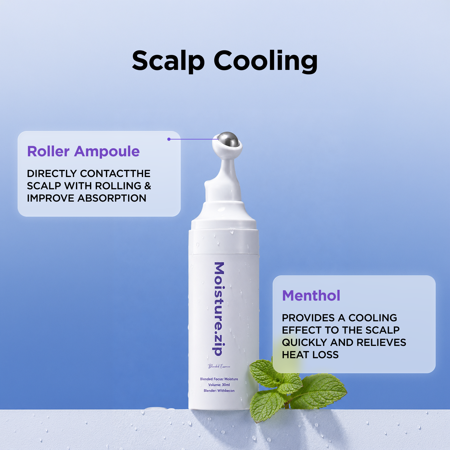 Moisture.zip Hair Serum Ampoule