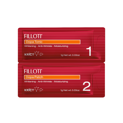 Filloti Ascorbic acid lonization Dopa Trial Set 10 ea (Tonic and Patch)