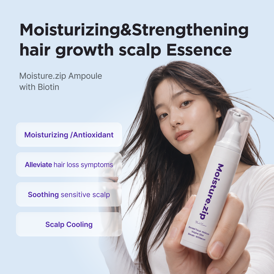 Moisture.zip Hair Serum Ampoule