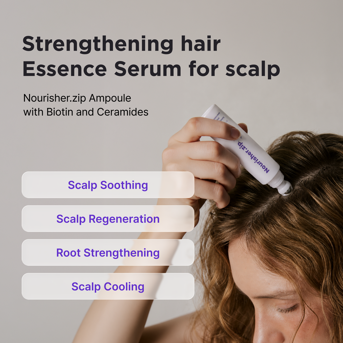 Nourisher.zip Hair Serum Ampoule