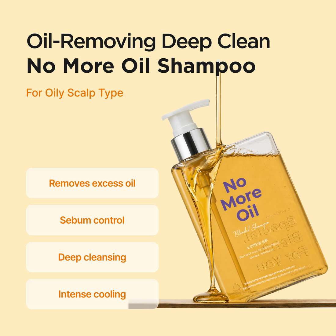 NoMoreOil Shampoo 12.17 fl oz